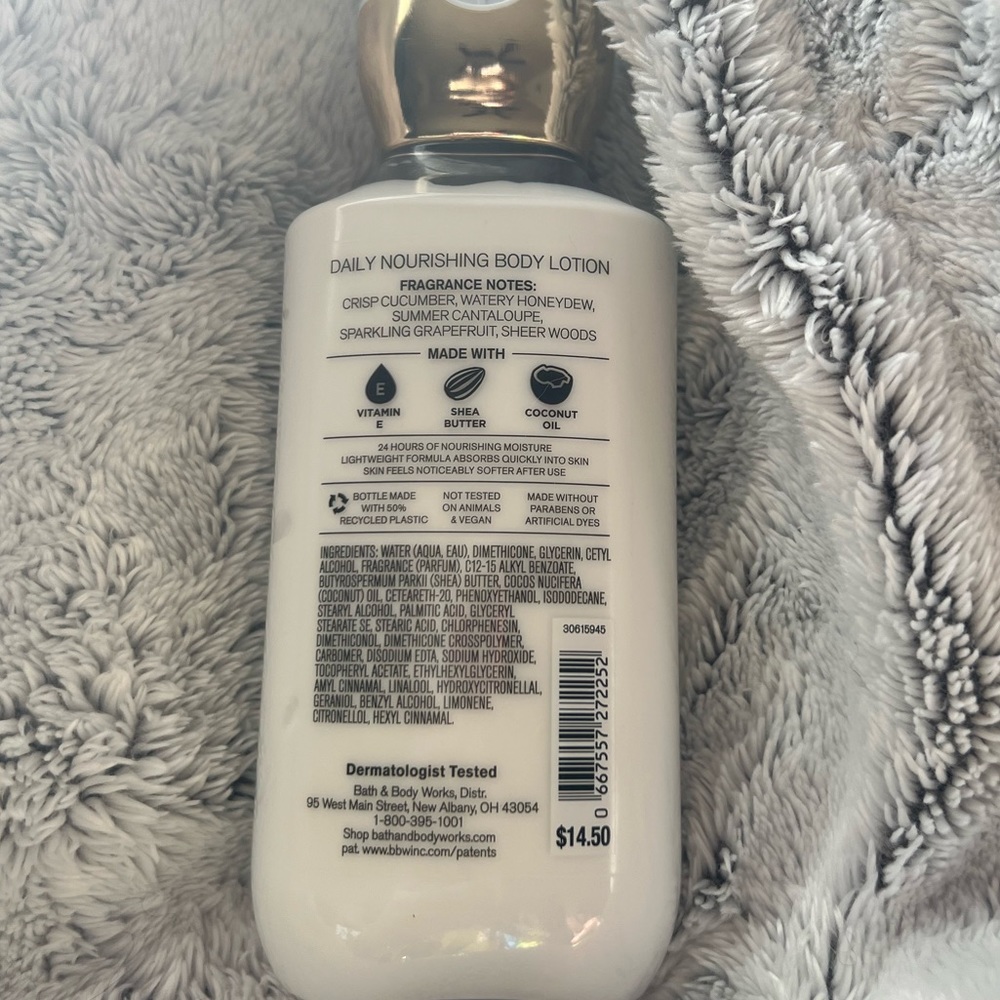 Bath & Body Works Cucumber Melon BUNDLE Lotion and Shower Gel - Picture 4 of 6